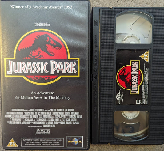 Jurassic Park (1993) VHS Video - Flippin Retro Video Shop