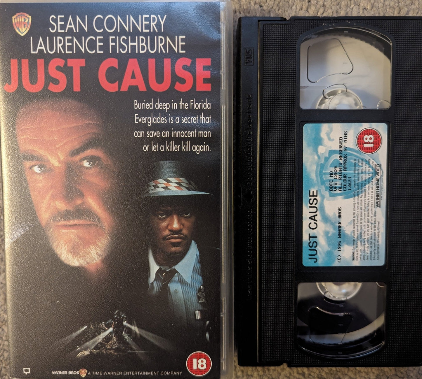 Just Cause (1995) VHS Video - Flippin Retro Video Shop