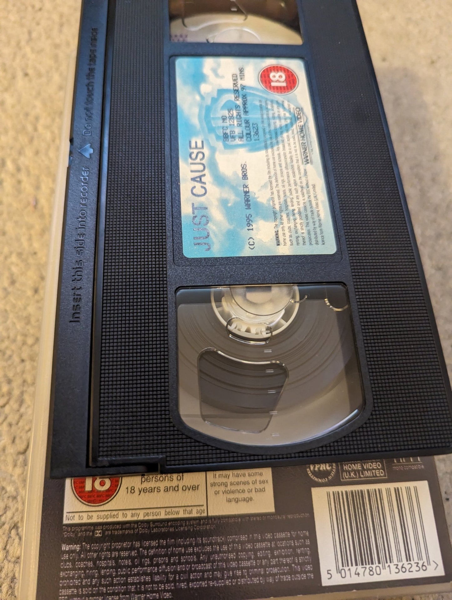 Just Cause (1995) VHS Video - Flippin Retro Video Shop