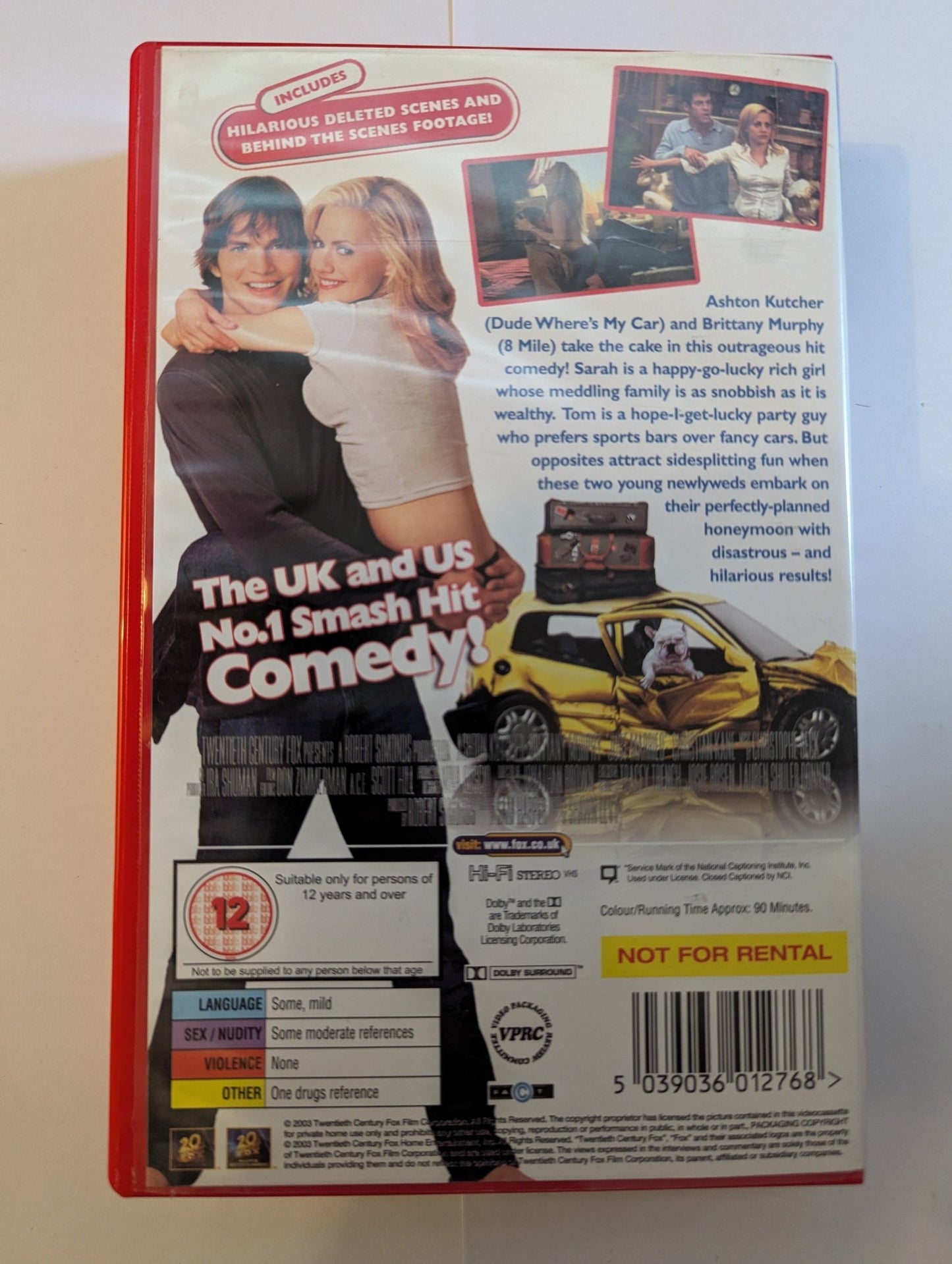 Just Married (2003) VHS Video - Flippin Retro