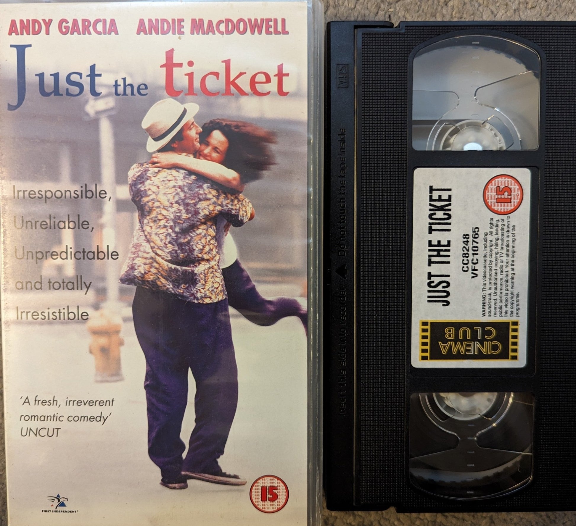 Just The Ticket (1998) VHS Video - Flippin Retro Video Shop