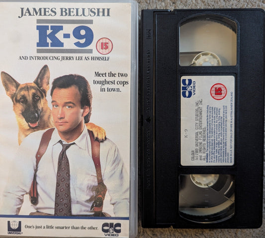 K - 9 (1989) VHS Video - Flippin Retro Video Shop