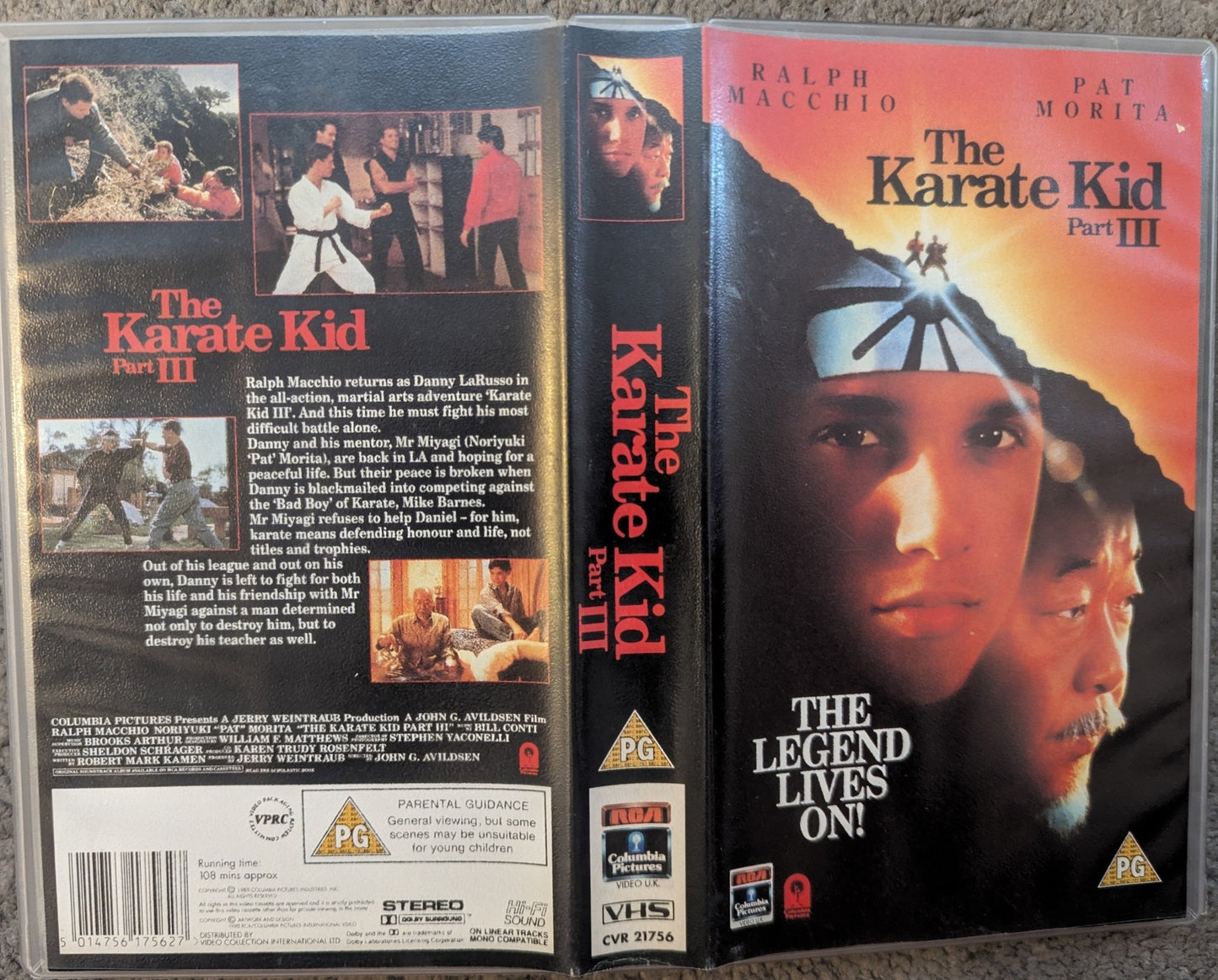 Karate Kid Part 3 (1989) VHS Video - Flippin Retro Video Shop