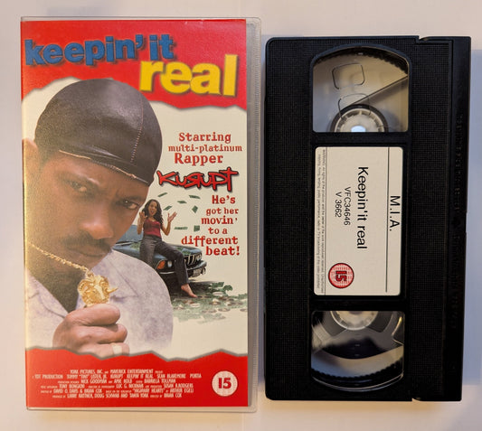 Keepin It Real Kurupt VHS Video - Flippin Retro