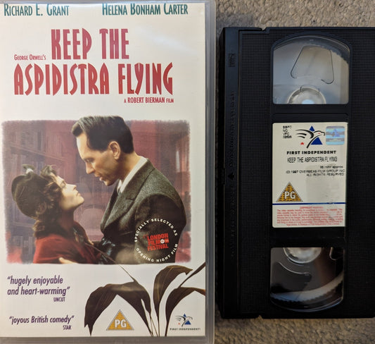 Keeping The Aspidistra Flying Aka The Merry War (1997) VHS Video Ex Rental - Flippin Retro Video Shop