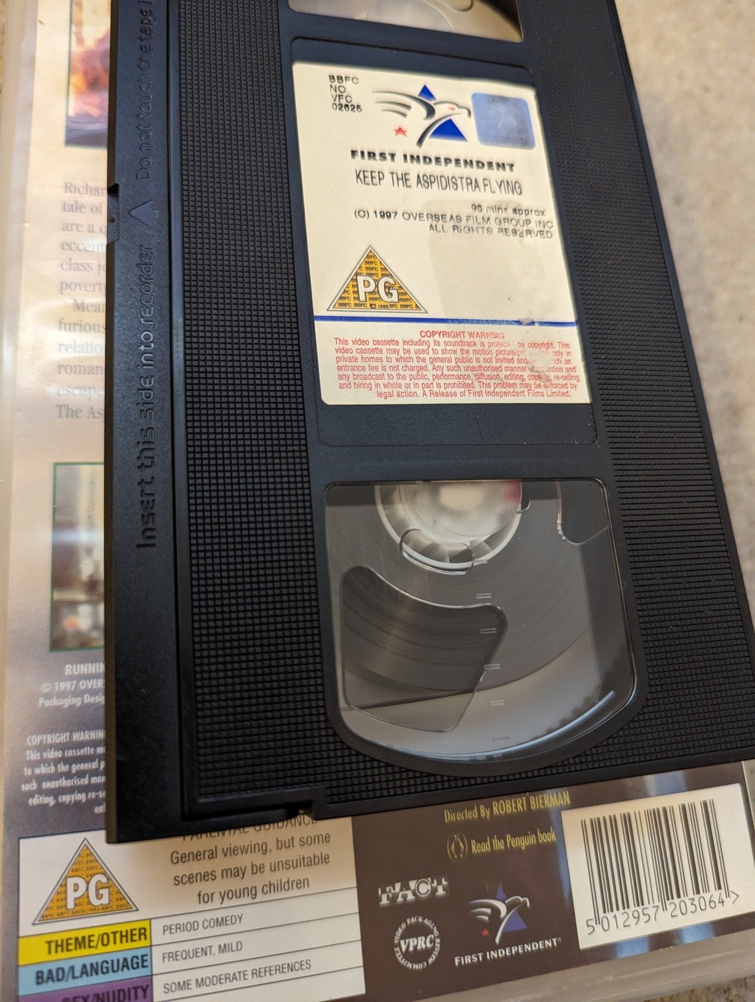 Keeping The Aspidistra Flying Aka The Merry War (1997) VHS Video Ex Rental - Flippin Retro Video Shop