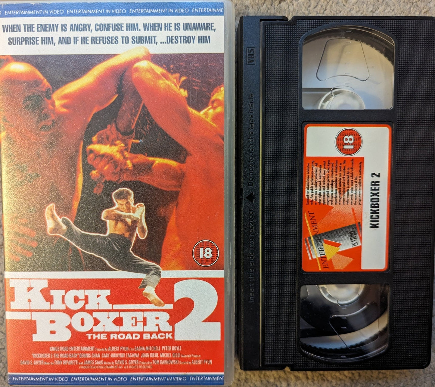 Kickboxer 2 (1991) VHS Video - Flippin Retro Video Shop