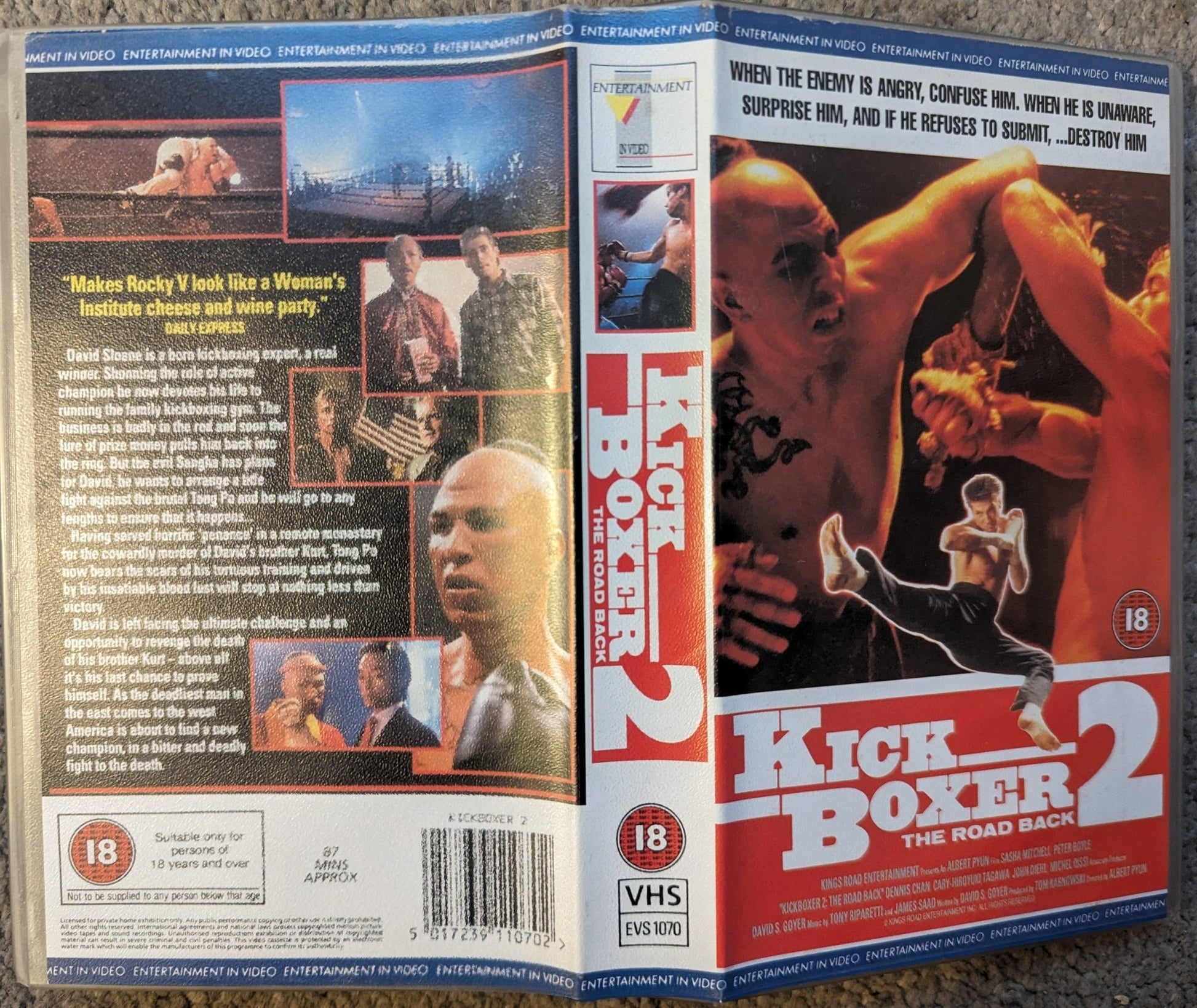 Kickboxer 2 (1991) VHS Video - Flippin Retro Video Shop