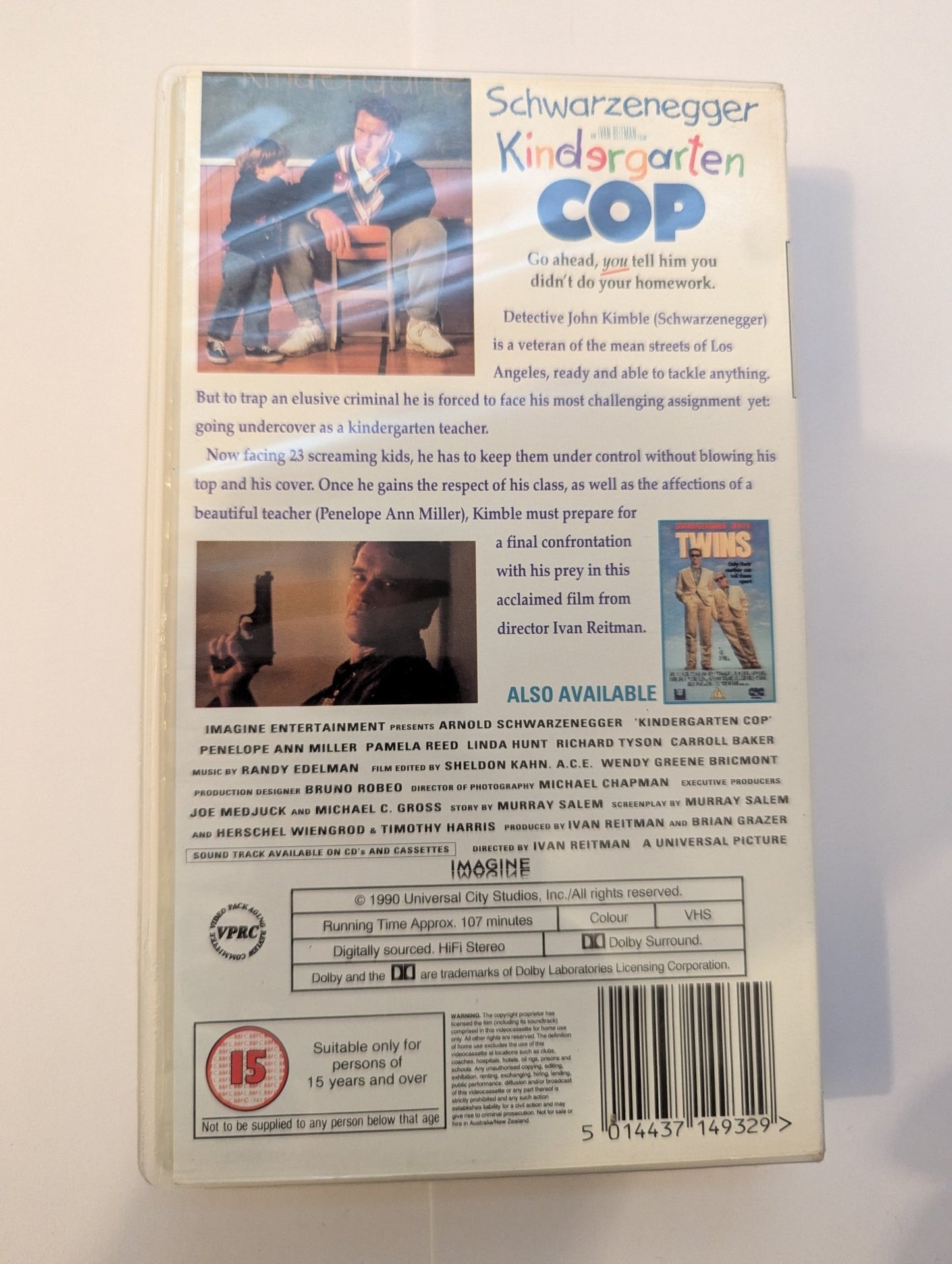 Kindergarten Cop (1990) VHS Video CIC - Flippin Retro