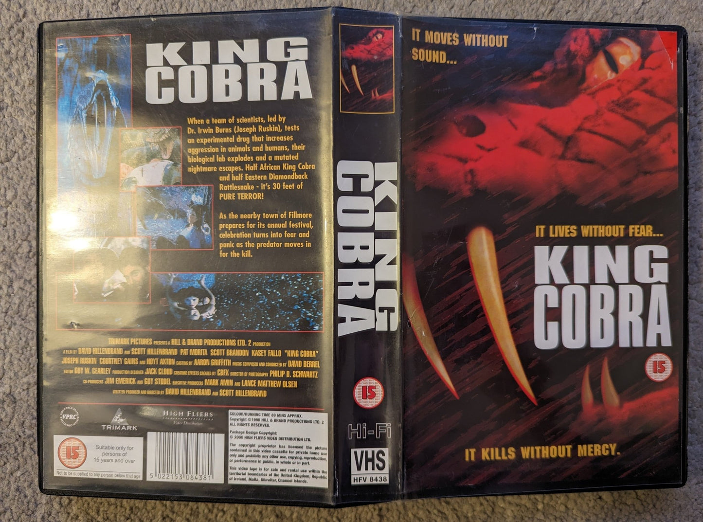 King Cobra VHS Ex Rental (1999) - Flippin Retro Video Shop