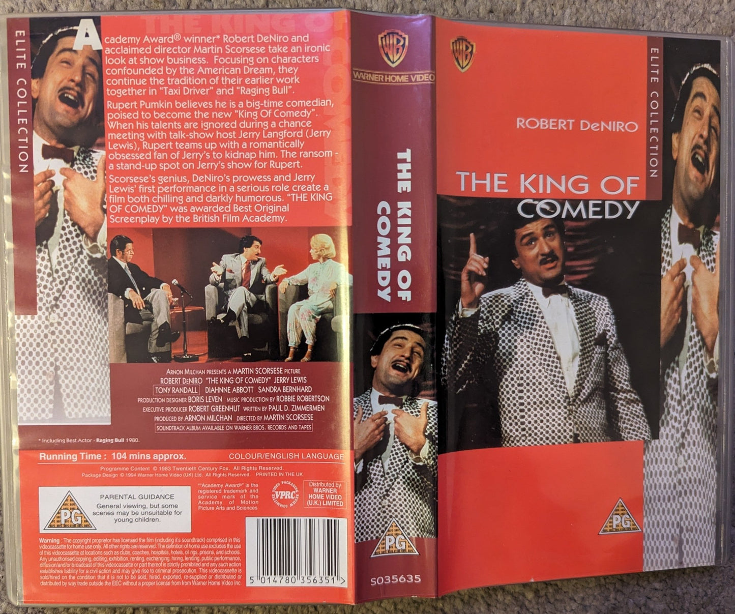 King Of Comedy (1982) VHS Video - Flippin Retro Video Shop