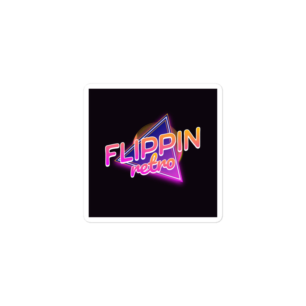 Flippin Retro Sticker