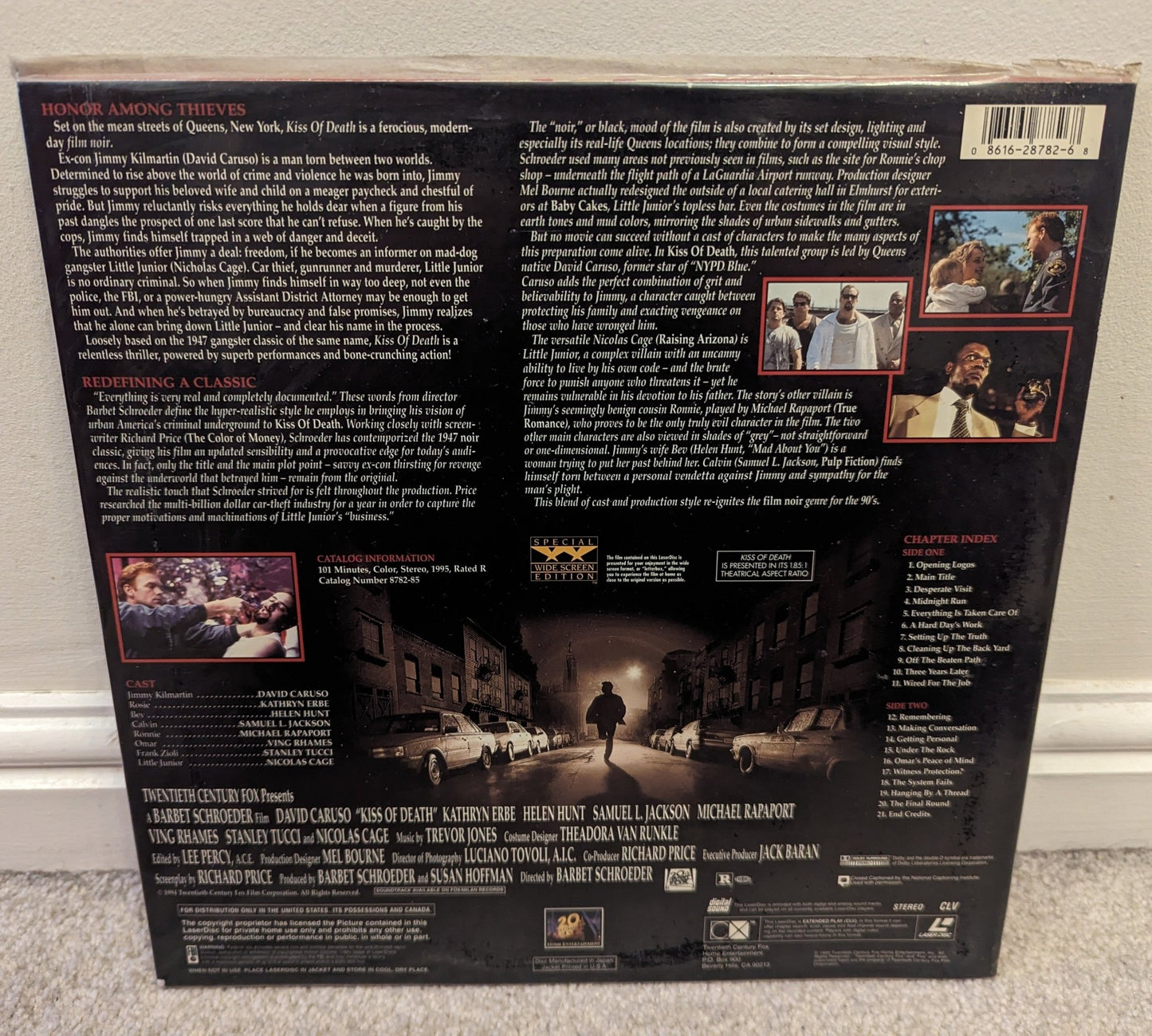 Kiss of Death (1995) Laserdisc NTSC - Flippin Retro Video Shop