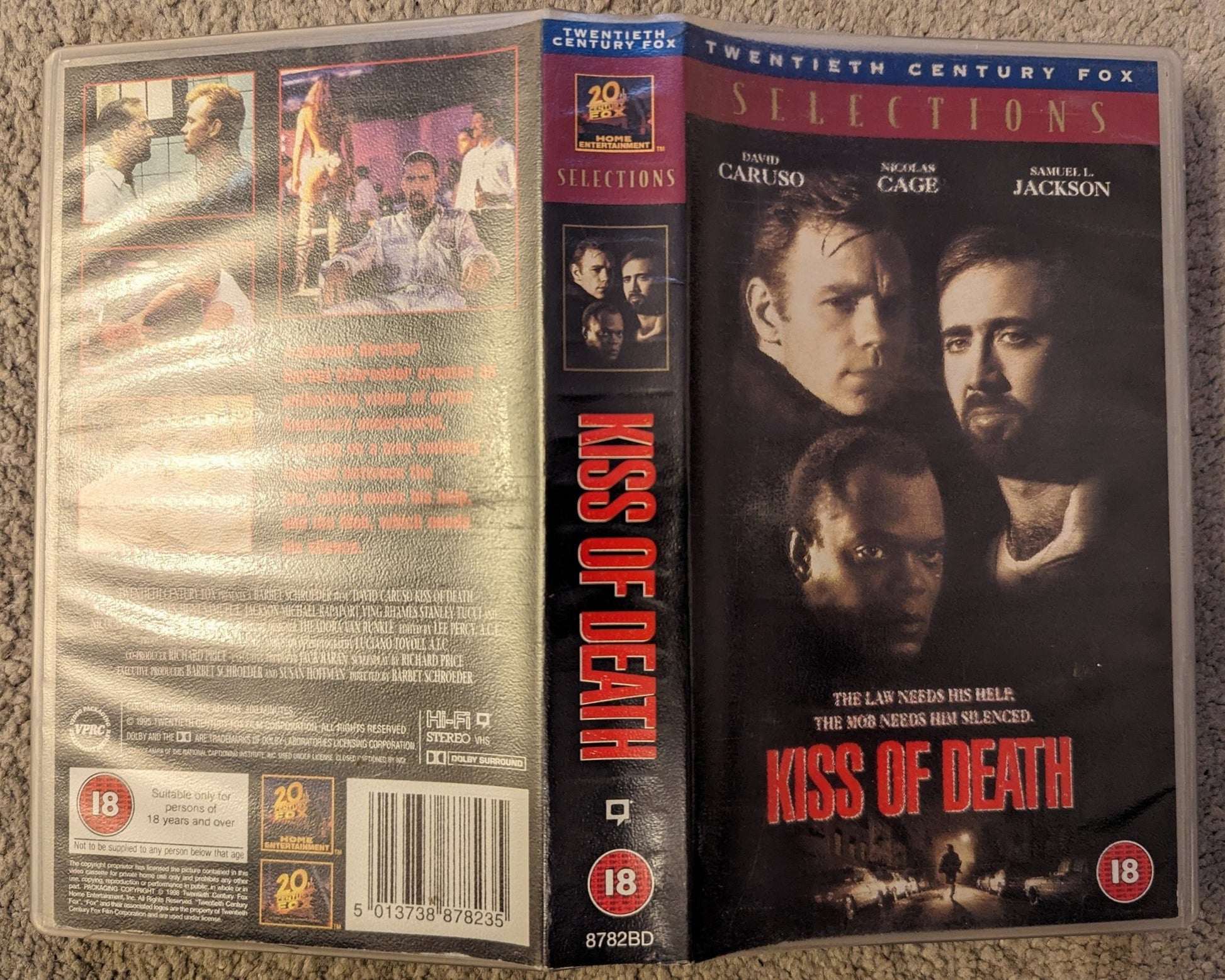 Kiss Of Death (1995) VHS Video - Flippin Retro Video Shop