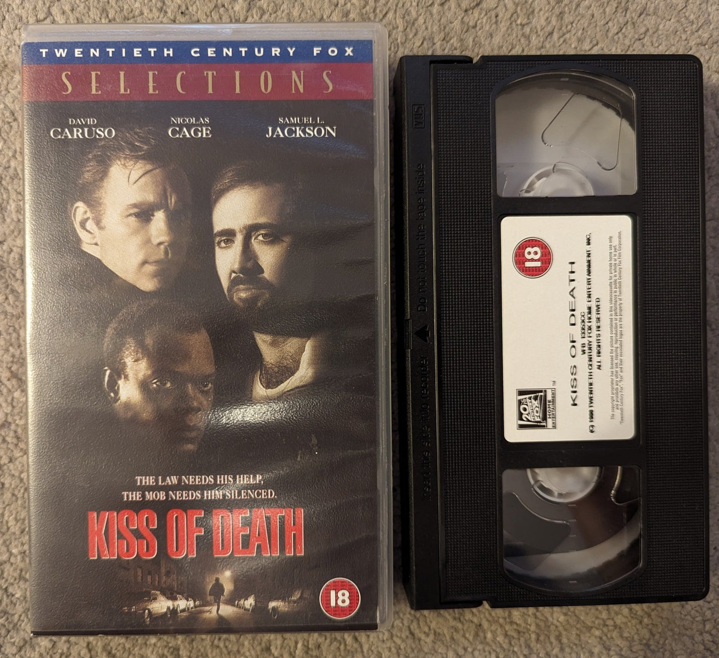 Kiss Of Death (1995) VHS Video - Flippin Retro Video Shop