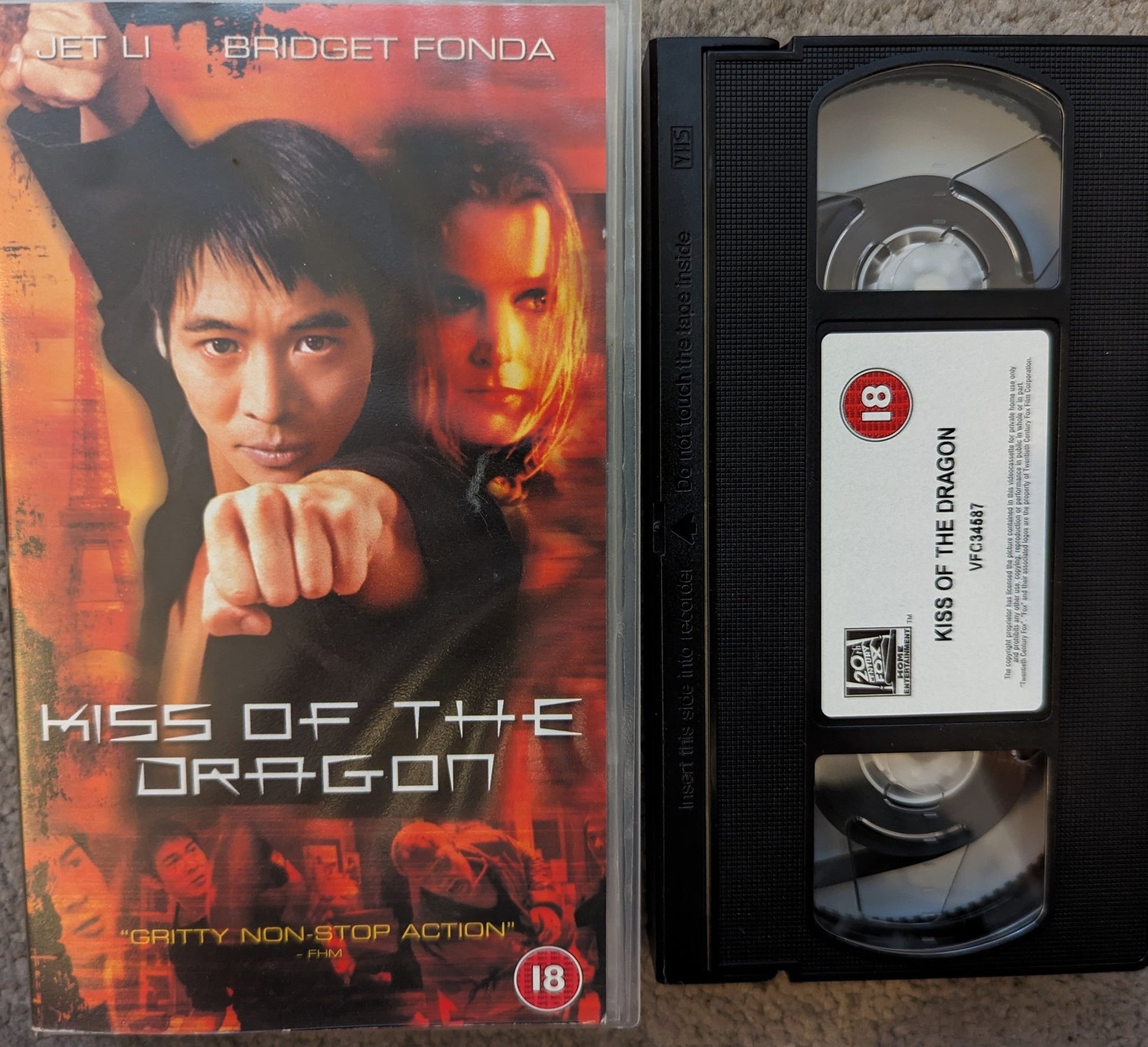 Kiss Of The Dragon (2001) VHS Video - Flippin Retro Video Shop