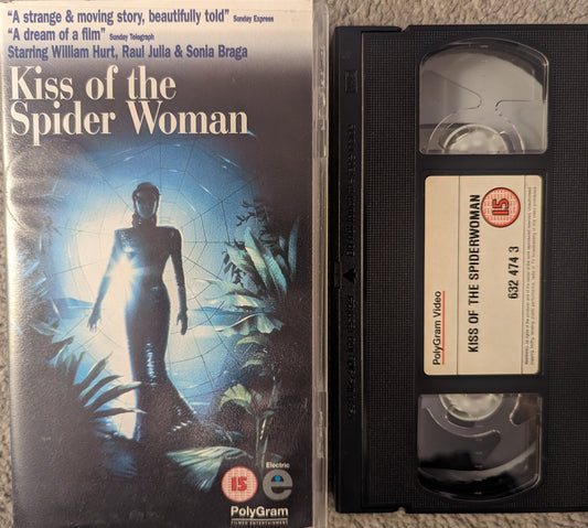 Kiss Of The Spider Woman (1985) VHS Video - Flippin Retro Video Shop