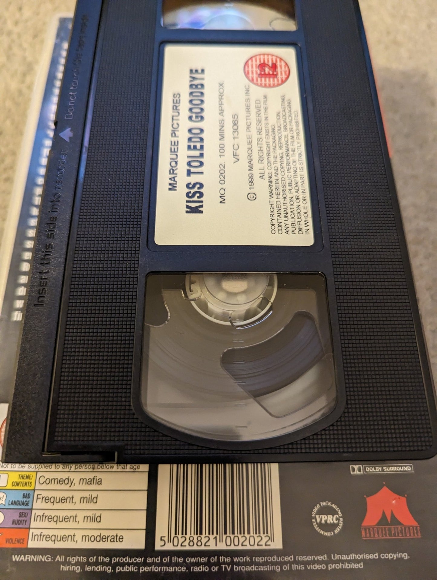 Kiss Toledo Goodbye (2000) VHS Video Ex Rental - Flippin Retro Video Shop