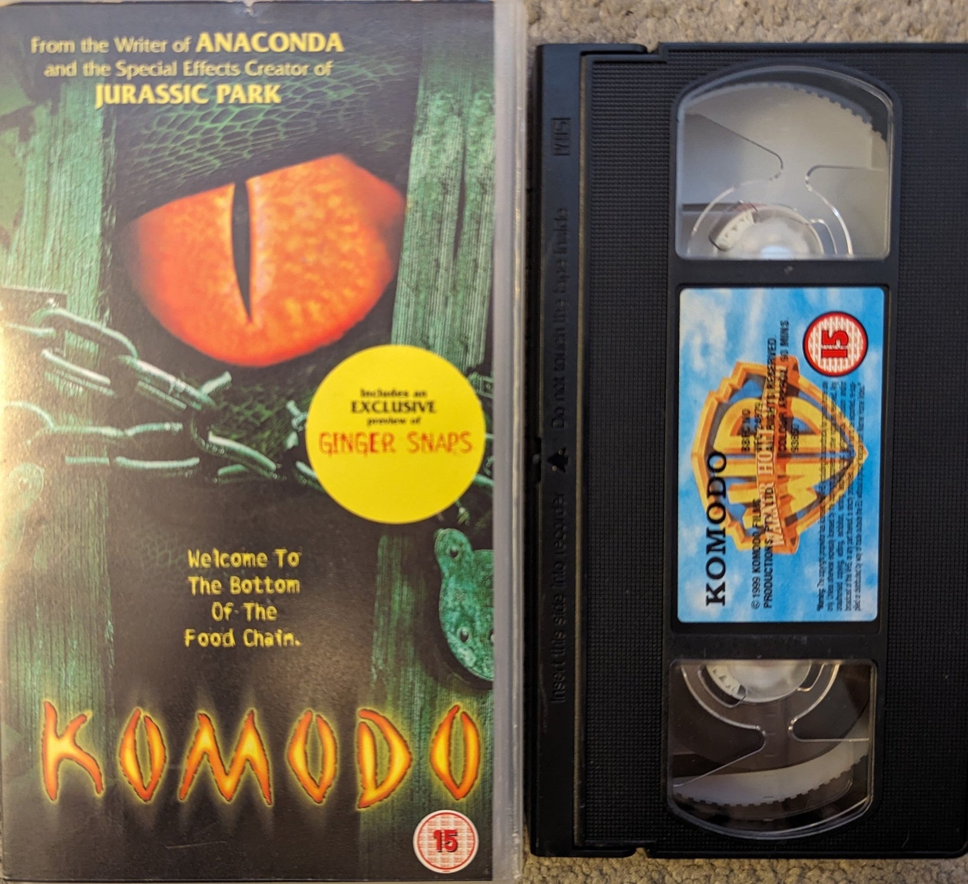 Komodo (1999) VHS Video - Flippin Retro Video Shop