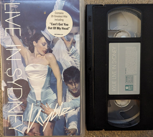 Kylie Live In Sydney VHS Video - Flippin Retro Video Shop