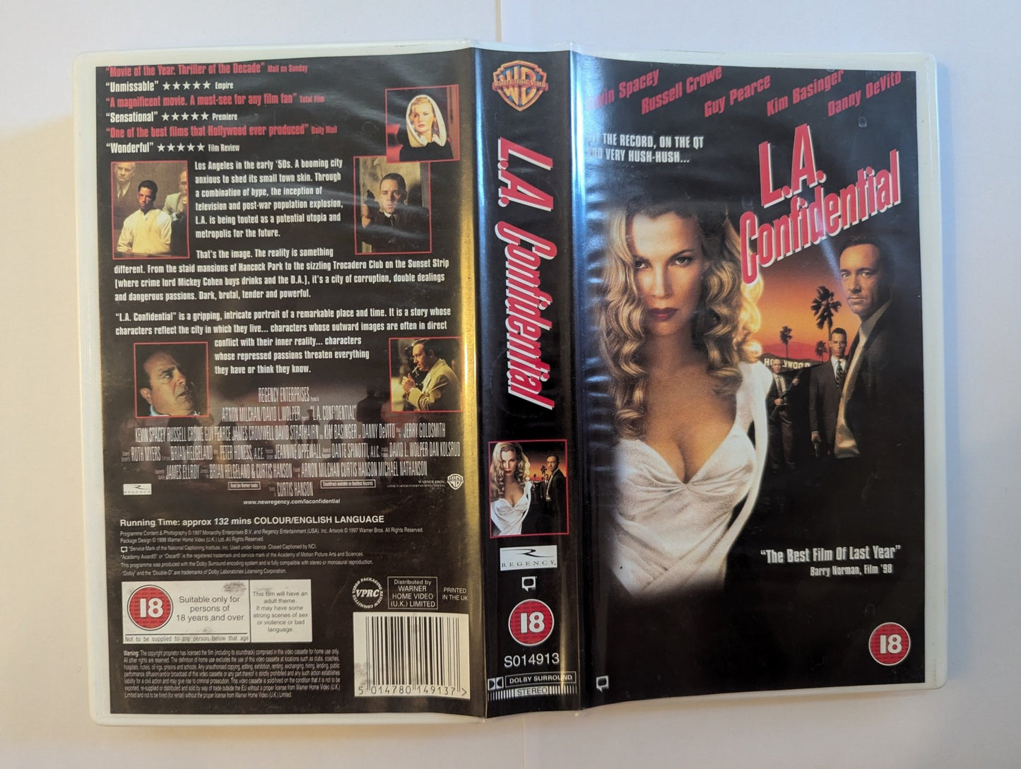 L.A Confidential (1997) VHS Video *Sealed* - Flippin Retro Video Shop