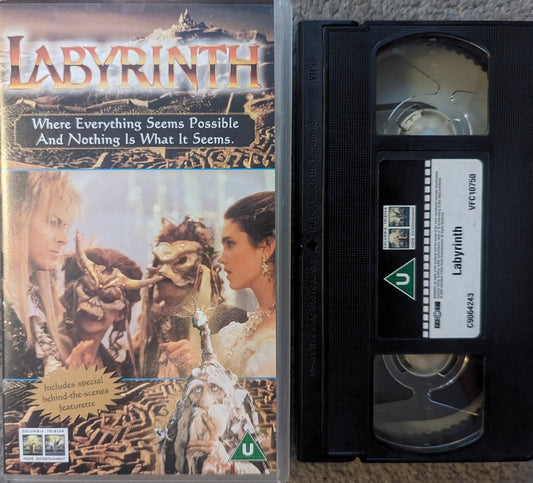 Labyrinth (1986) VHS Video - Flippin Retro Video Shop