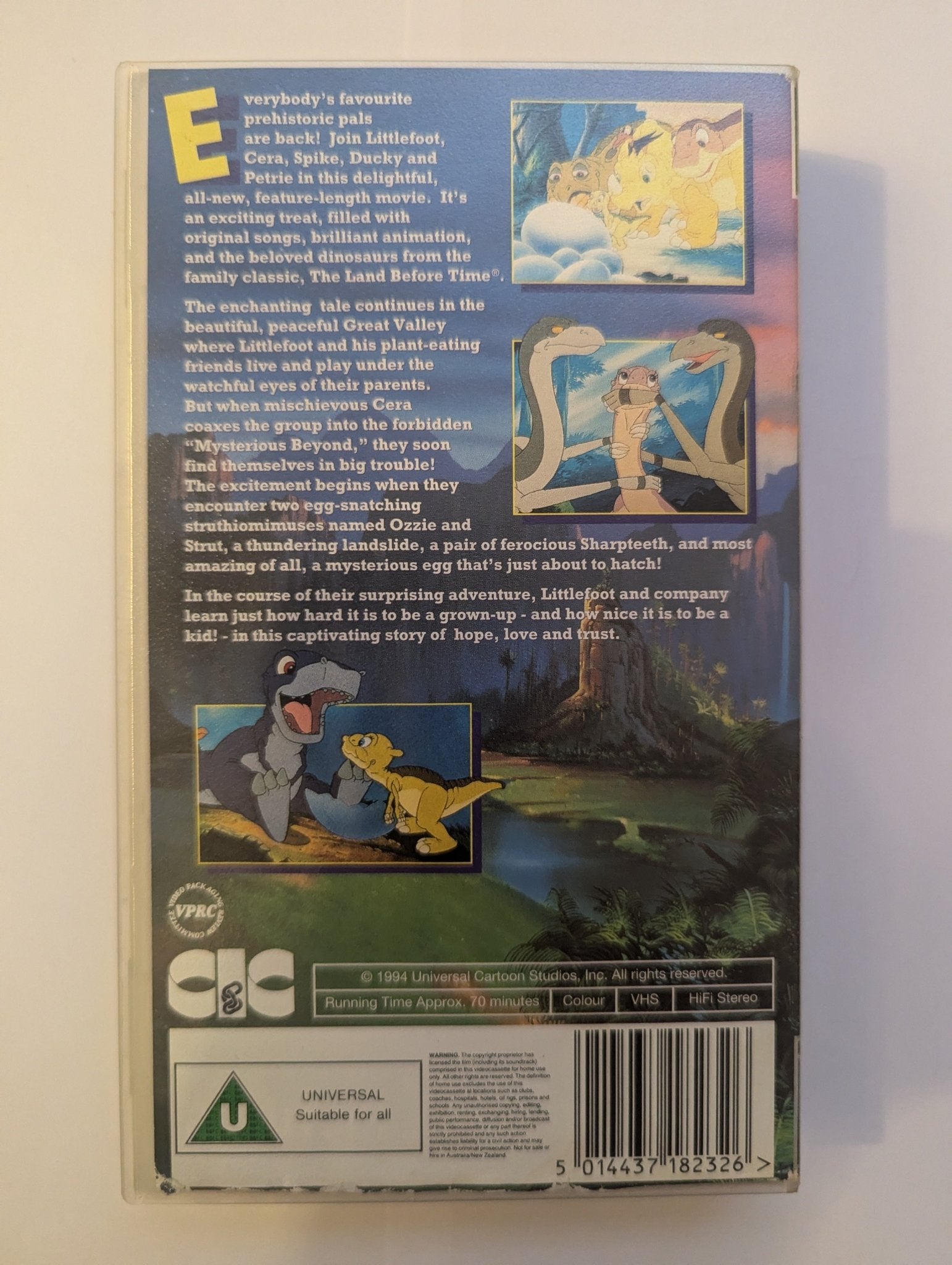 Land Before Time 2 (1994) VHS Video - Flippin Retro Video Shop