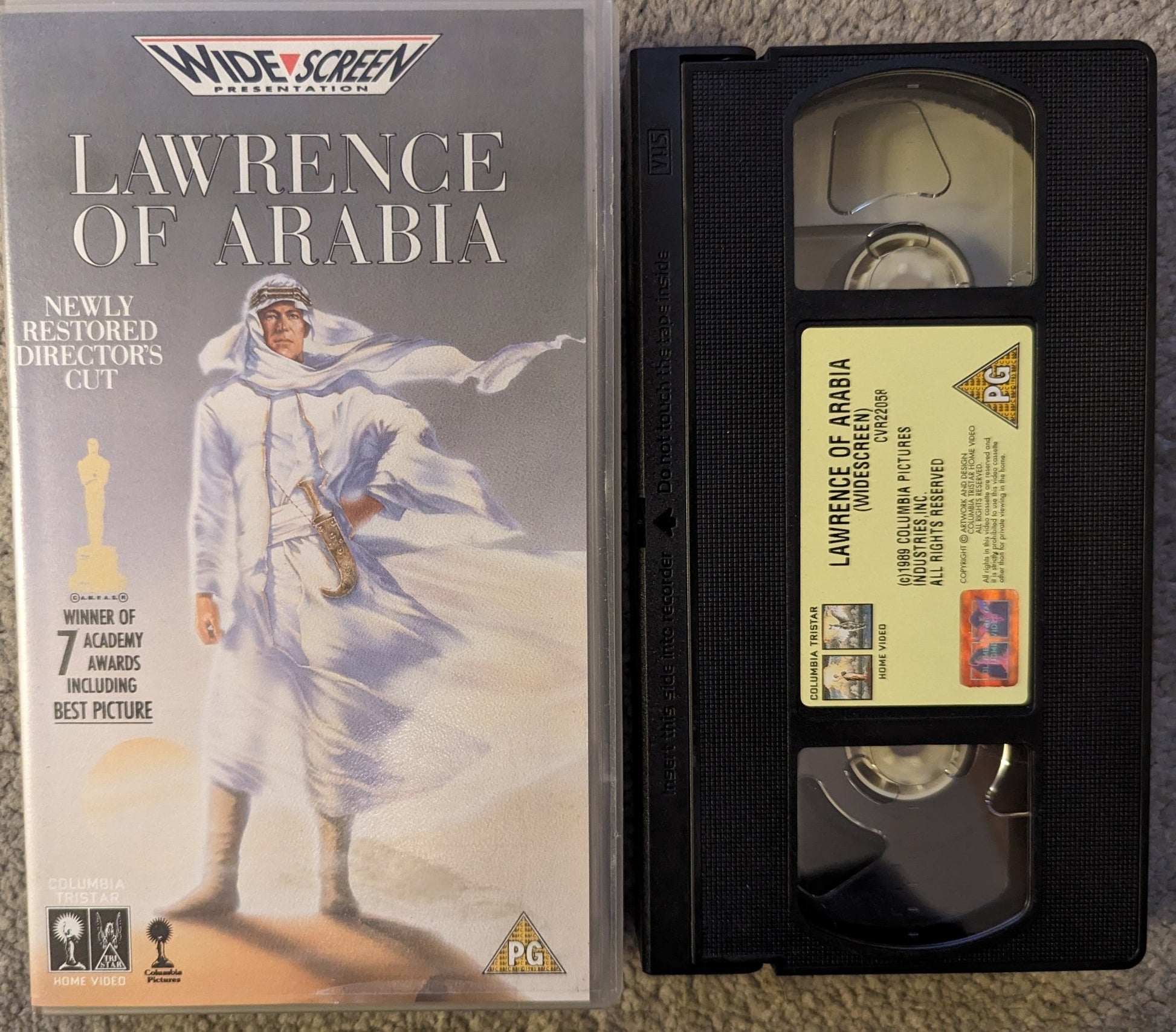 Lawrence Of Arabia (1962) VHS Video Wide - screen - Flippin Retro Video Shop