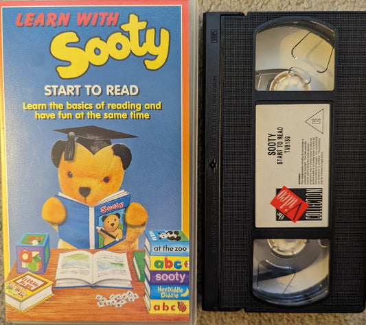 Learn With Sooty Start To Read VHS Video - Flippin Retro Video Shop