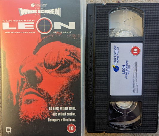 Leon The Professional (1994) VHS Video Wide - screen - Flippin Retro Video Shop