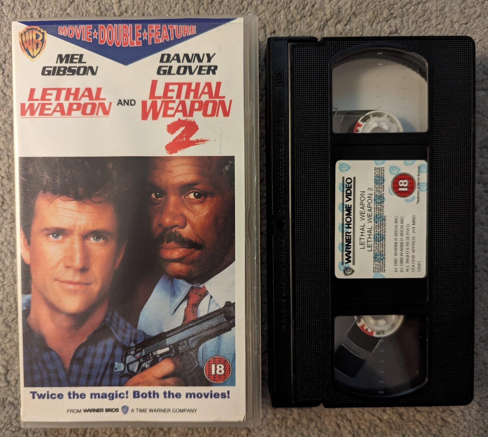 Lethal Weapon 1 & 2 (1987 1989) VHS Video - Flippin Retro Video Shop