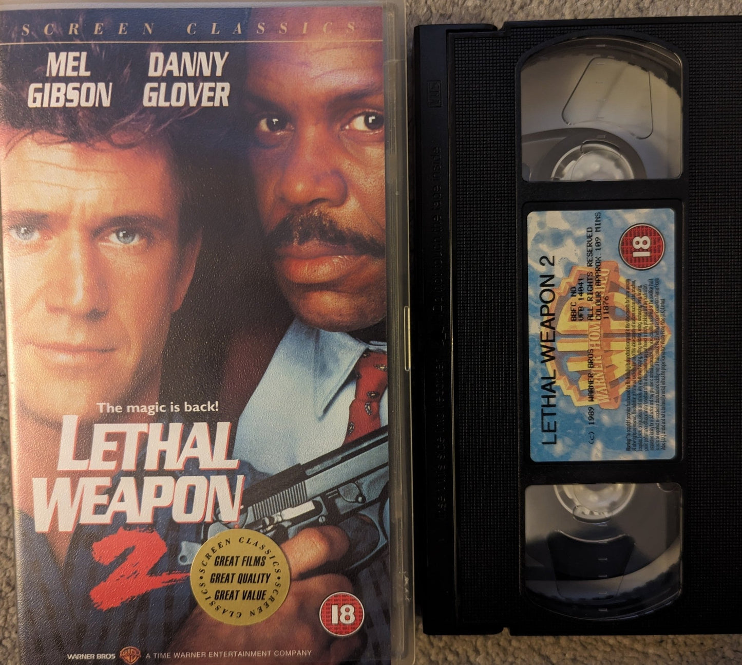 Lethal Weapon 2 (1989) VHS Video - Flippin Retro Video Shop