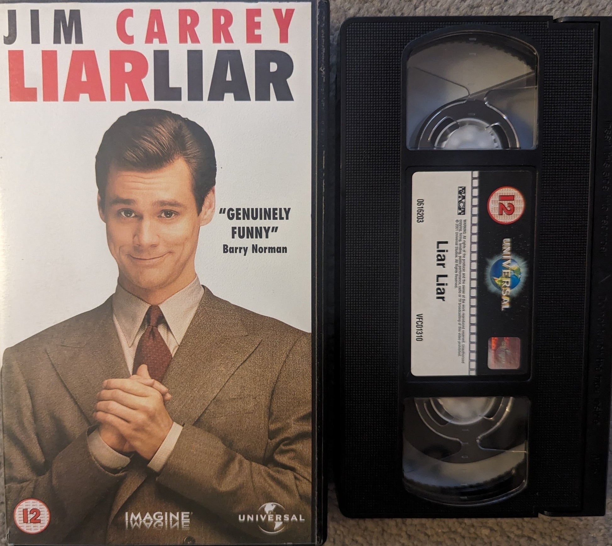 Liar Liar (1997) VHS Video (4front) - Flippin Retro Video Shop