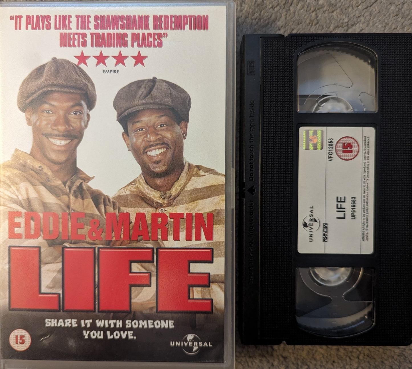 Life (1999) VHS Video Ex Rental - Flippin Retro Video Shop