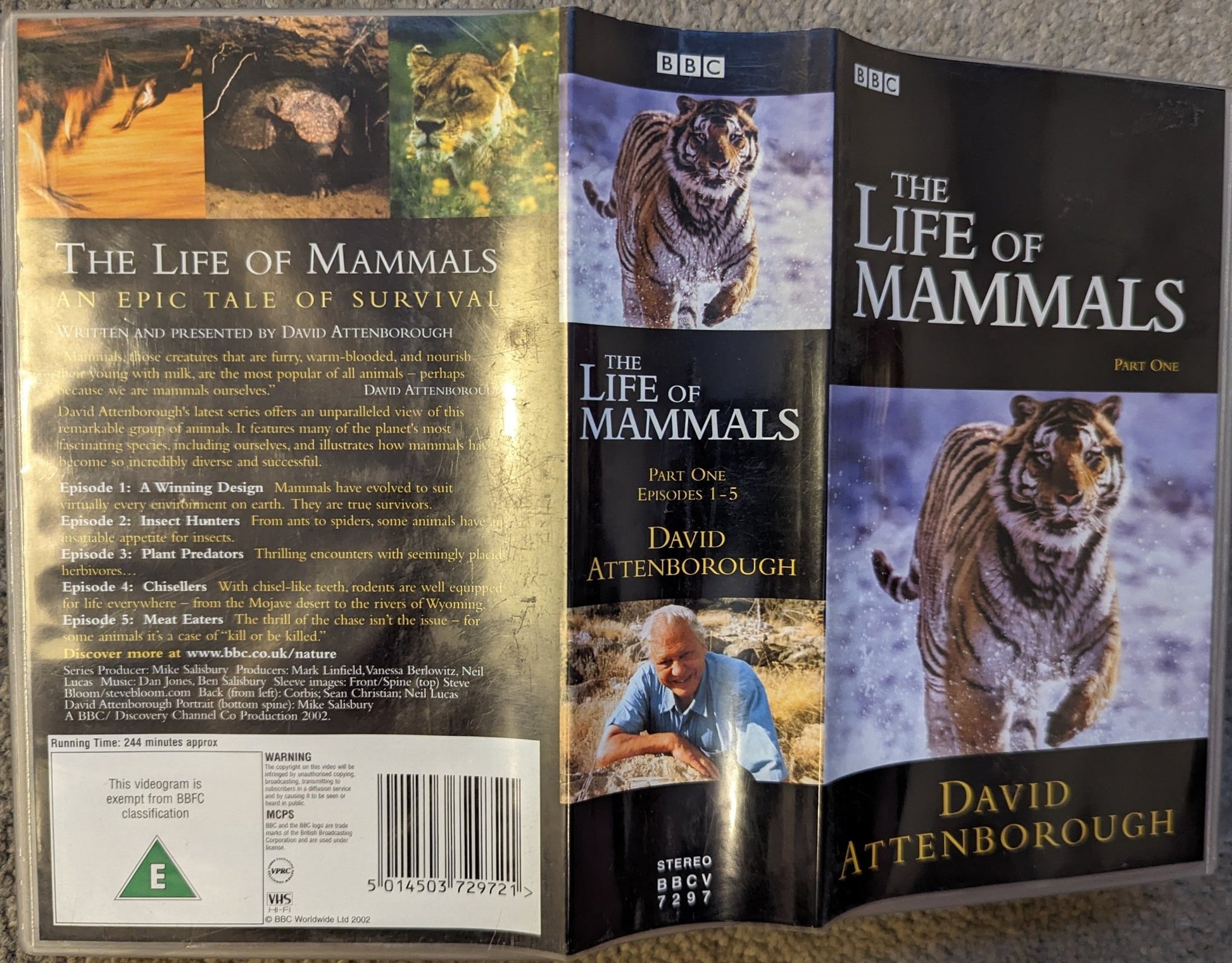 Life Of Mammals BBC VHS Video - Flippin Retro Video Shop