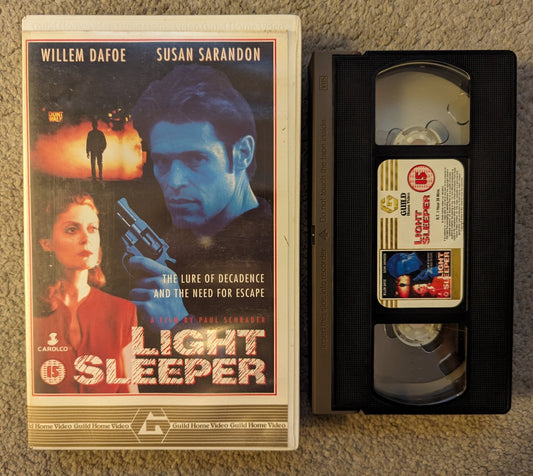 Light Sleeper (1992) VHS Video Ex Rental - Flippin Retro Video Shop