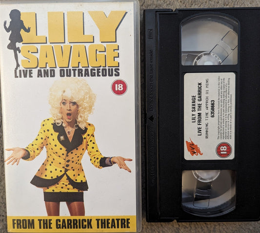 Lily Savage Live And Outrageous VHS Video - Flippin Retro Video Shop