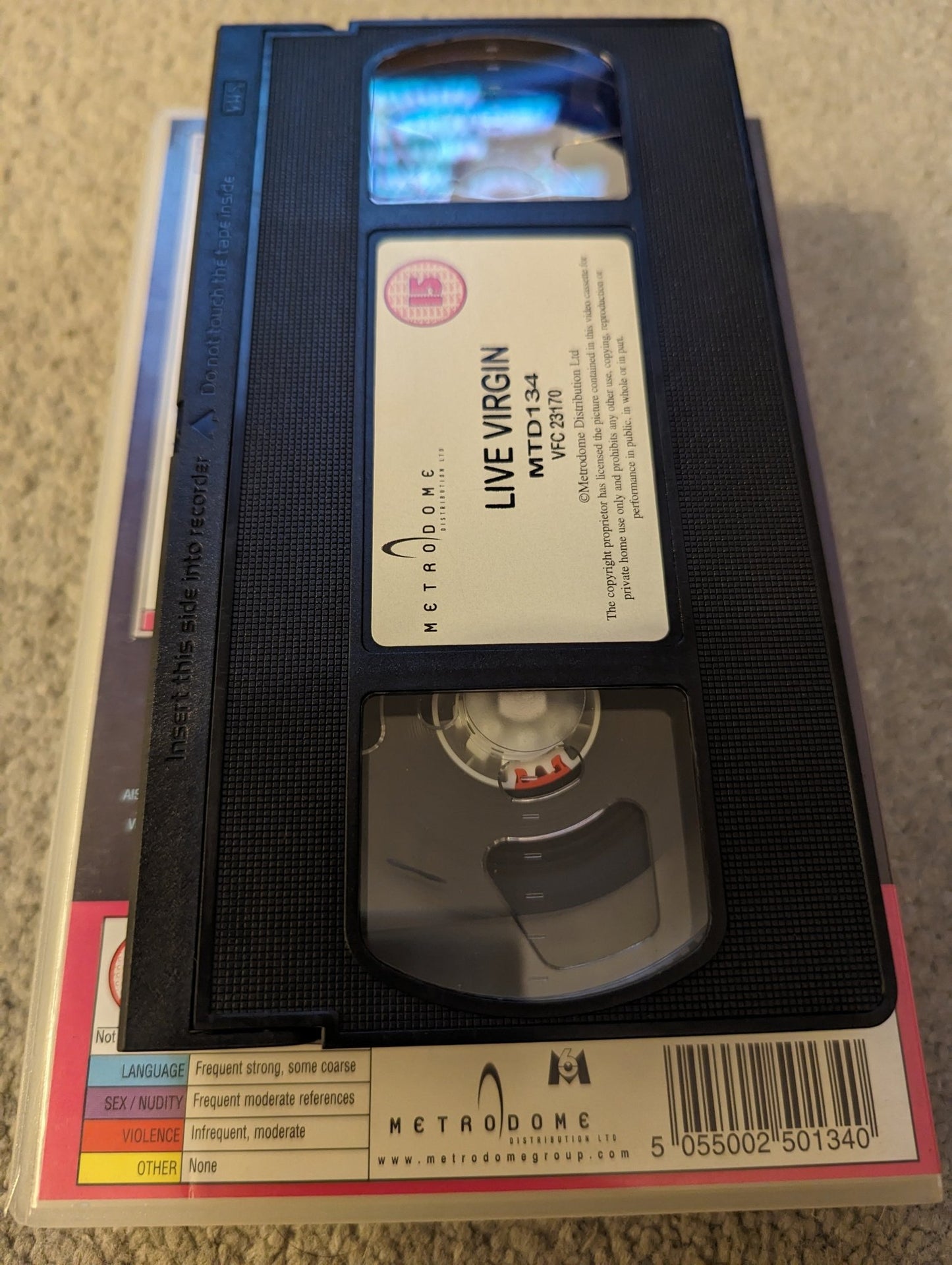 Live Virgin aka American Virgin (1999) VHS Video Ex Rental - Flippin Retro Video Shop