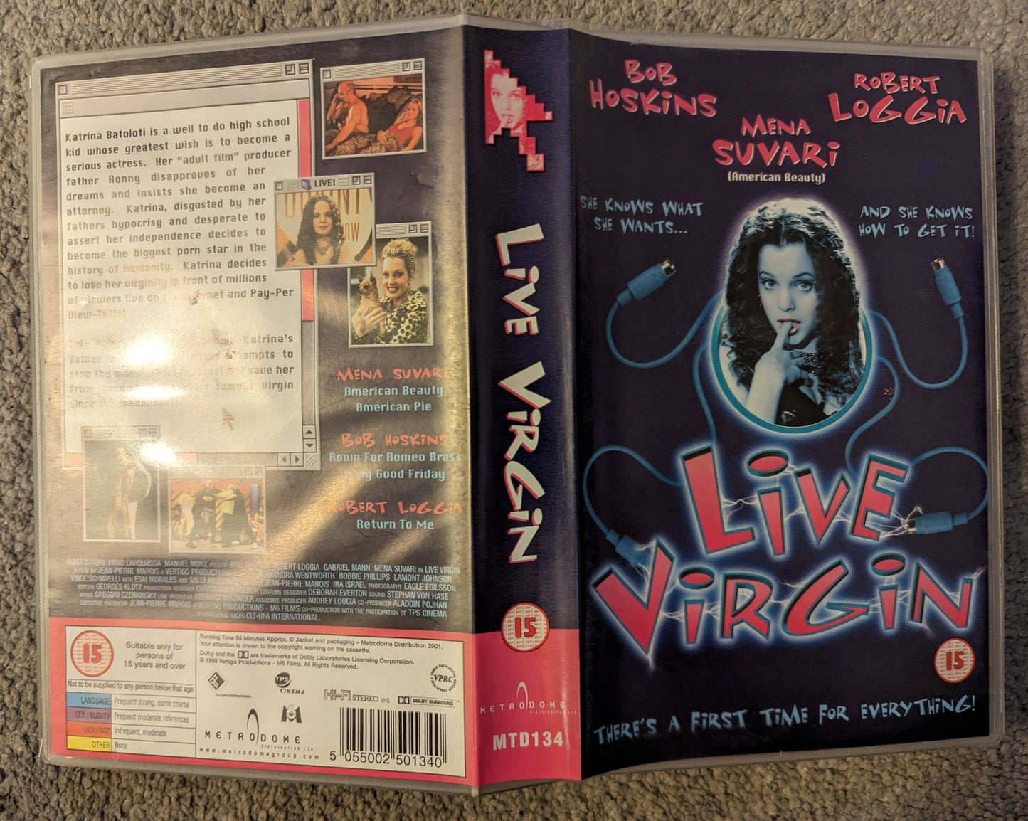 Live Virgin aka American Virgin (1999) VHS Video Ex Rental - Flippin Retro Video Shop