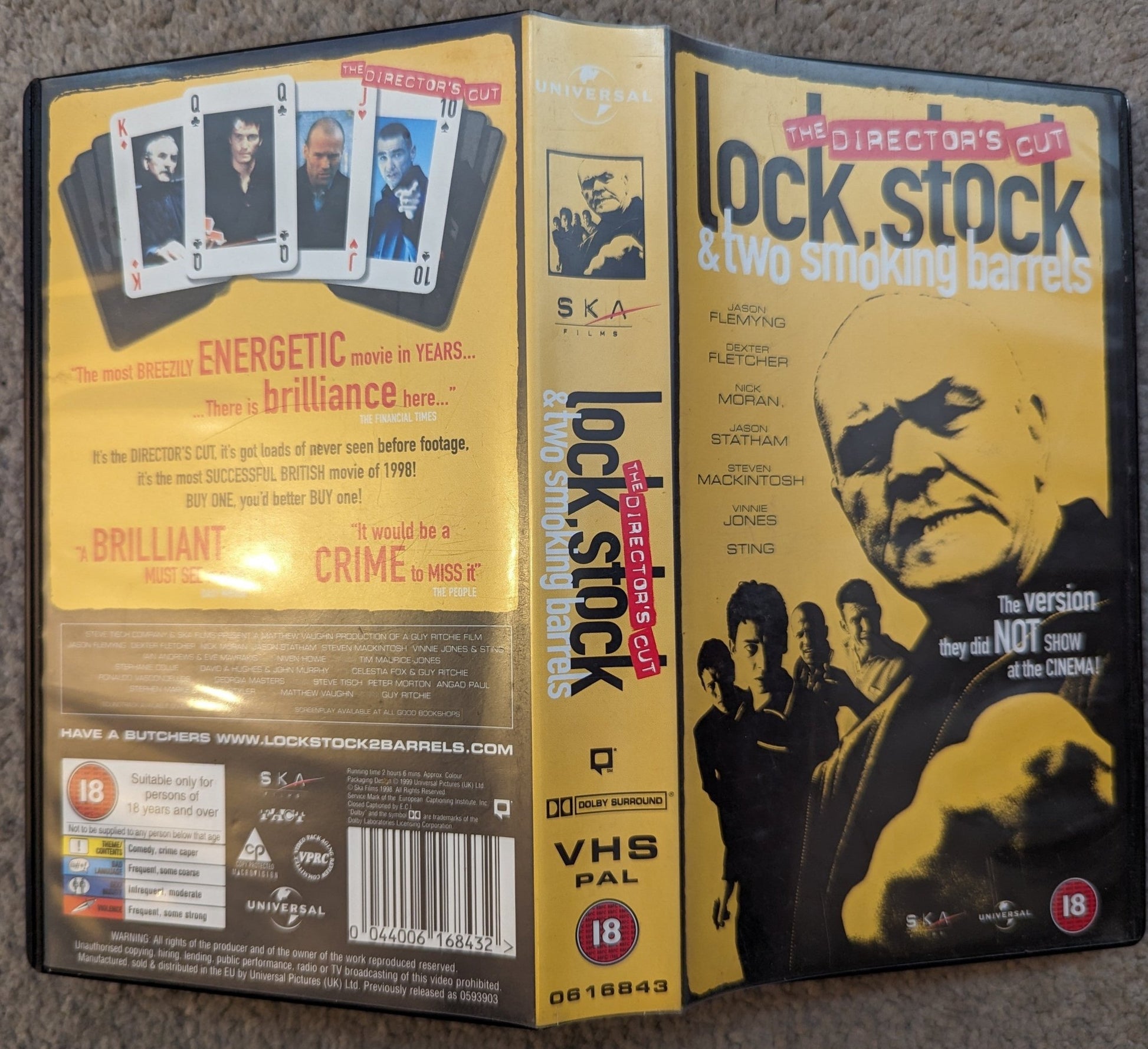 Lock Stock and Two Smoking Barrels (1998) VHS Video - Flippin Retro Video Shop