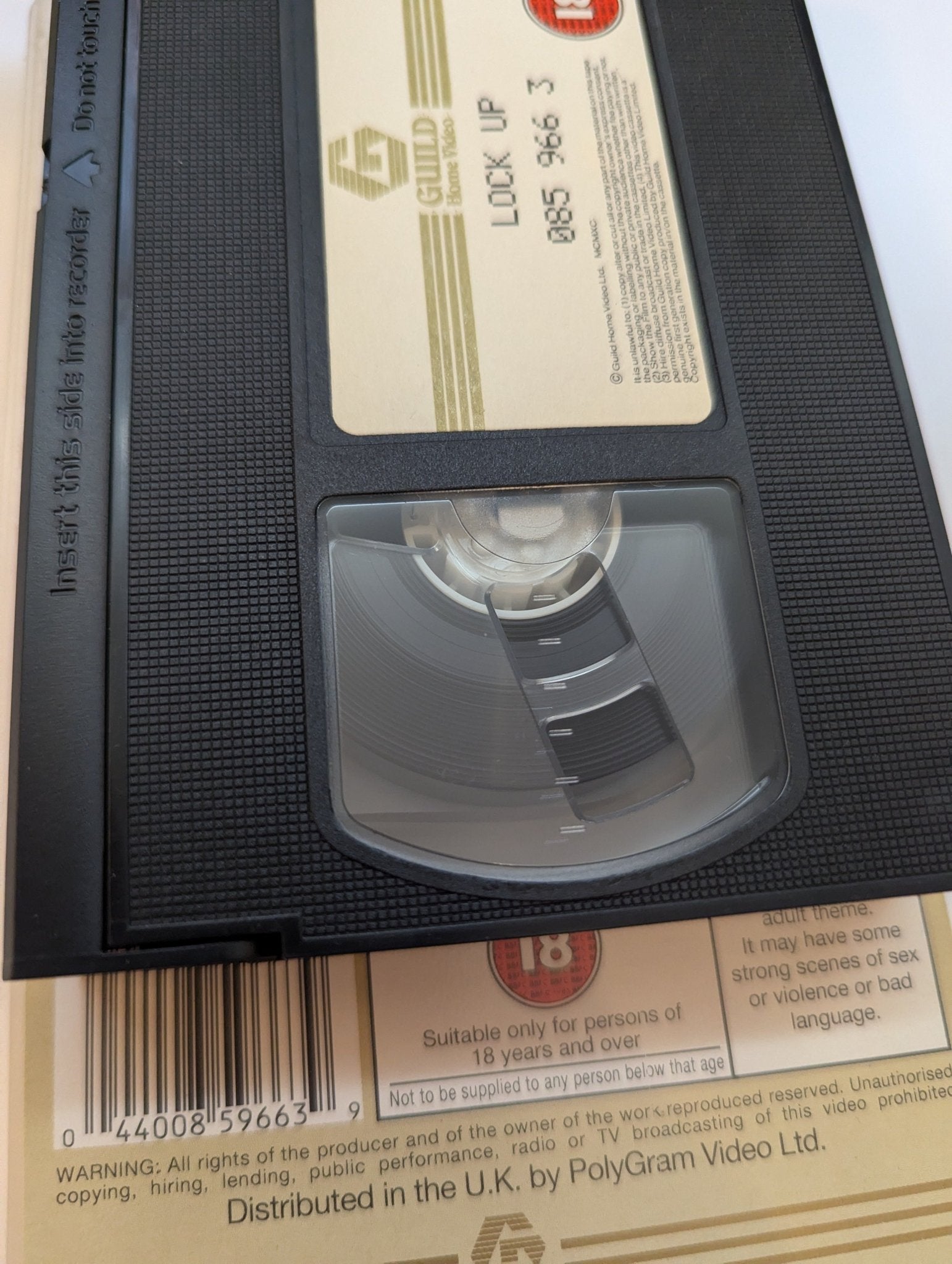 Lock up (1989) VHS Video 4front - Flippin Retro