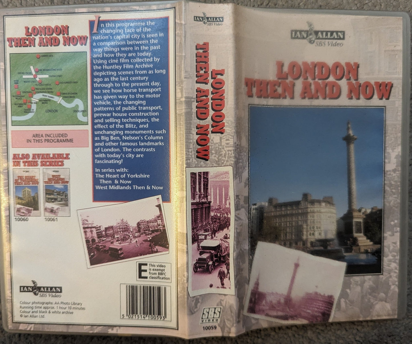 London Then & Now VHS Video - Flippin Retro Video Shop