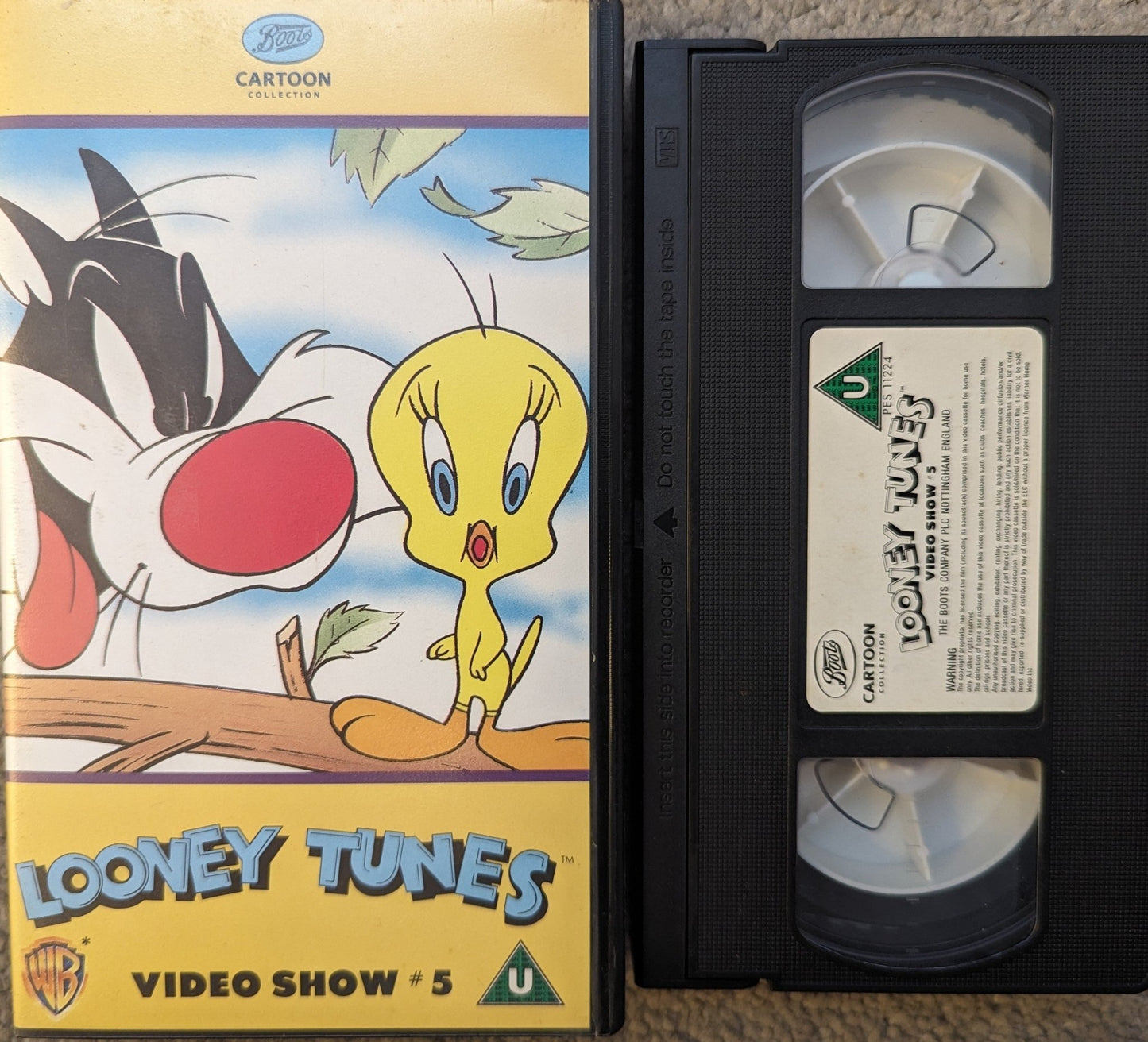 Looney Tunes Volume 5 VHS Video - Flippin Retro Video Shop