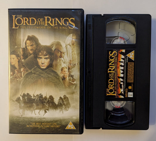 Lord Of The Rings Fellowship Of The Ring (2001) VHS Video - Flippin Retro