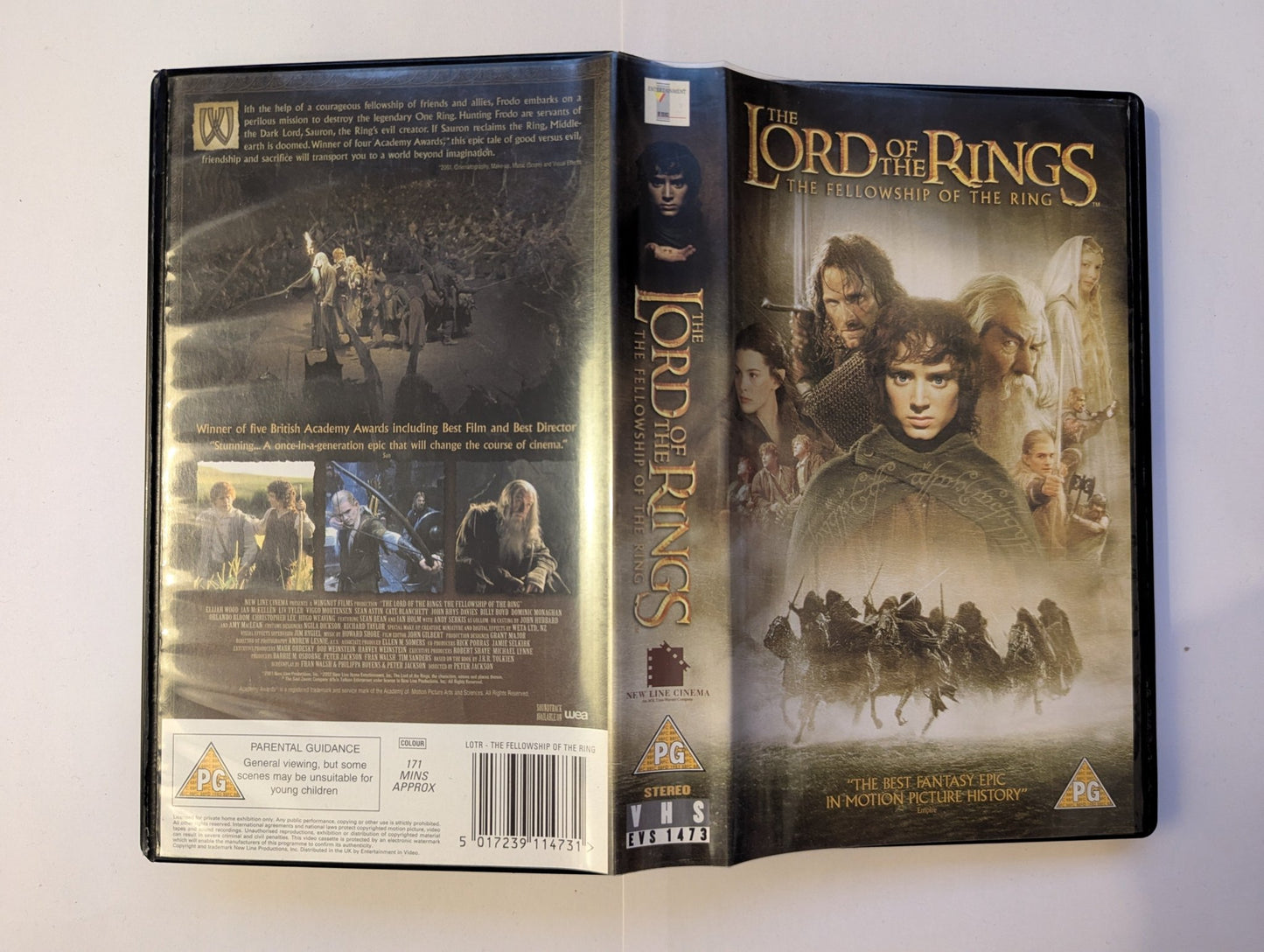 Lord Of The Rings Fellowship Of The Ring (2001) VHS Video - Flippin Retro