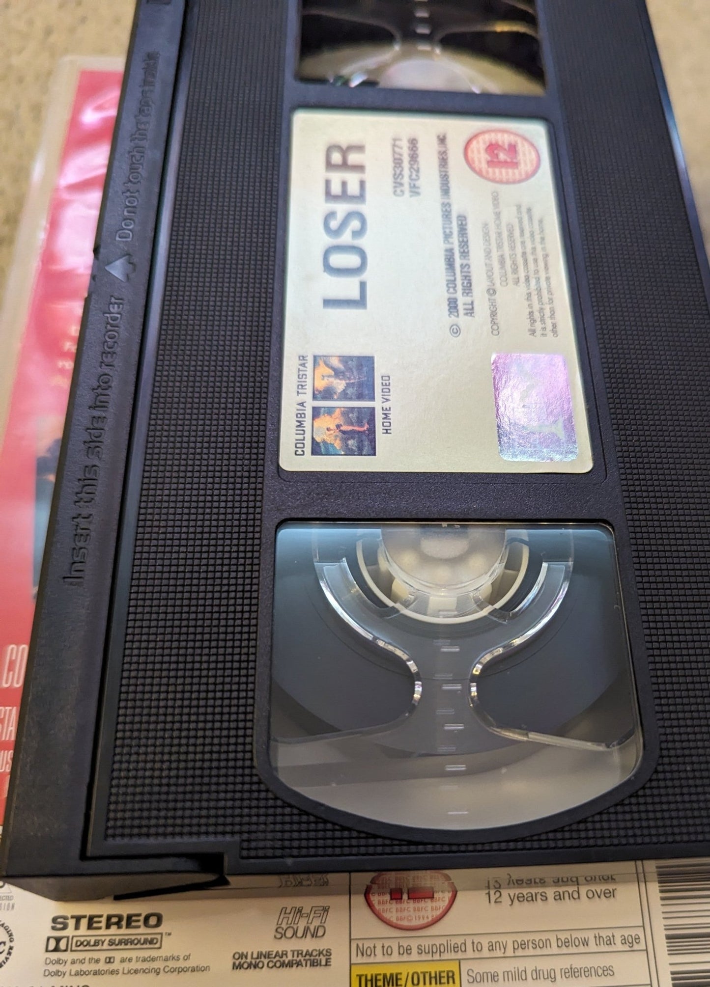 Loser (2000) VHS Video Ex Rental - Flippin Retro Video Shop