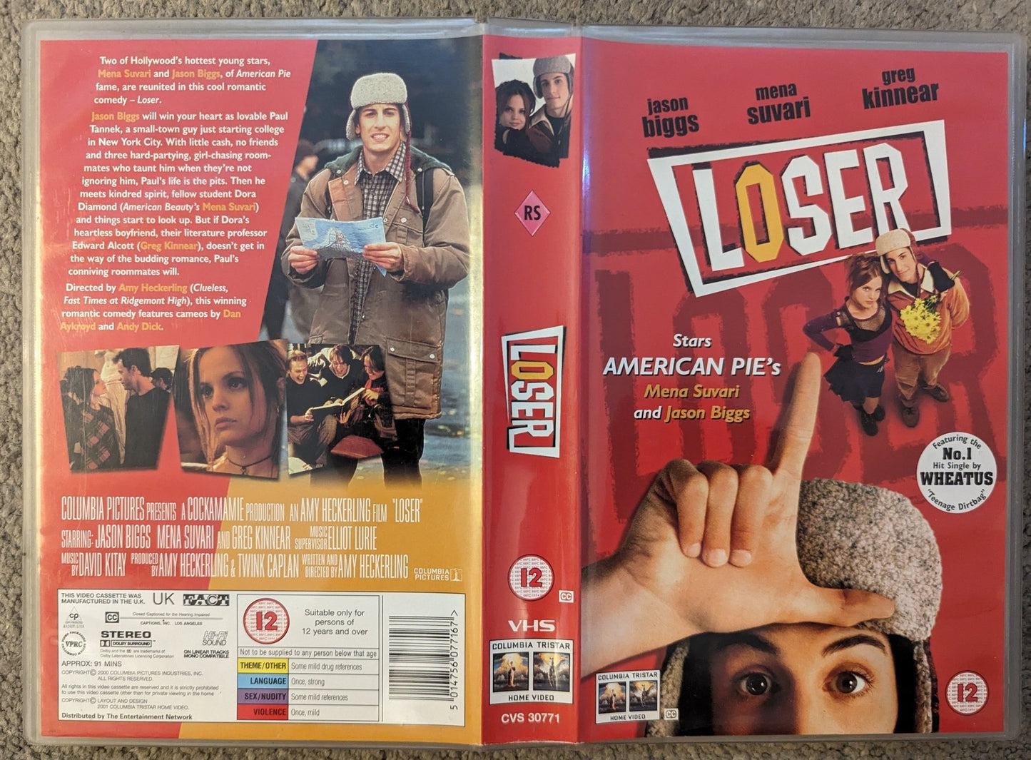 Loser (2000) VHS Video Ex Rental - Flippin Retro Video Shop