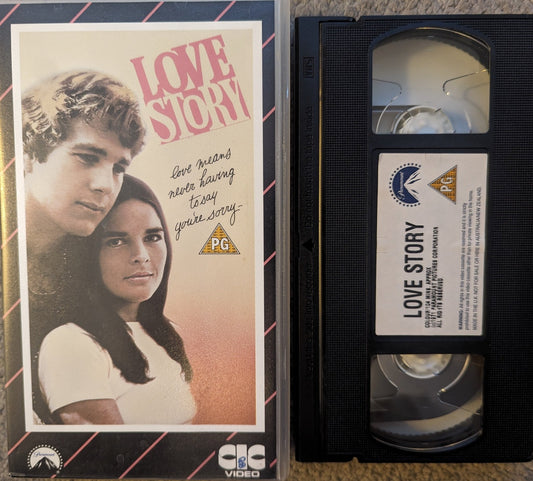 Love Story (1970) VHS Video - Flippin Retro Video Shop