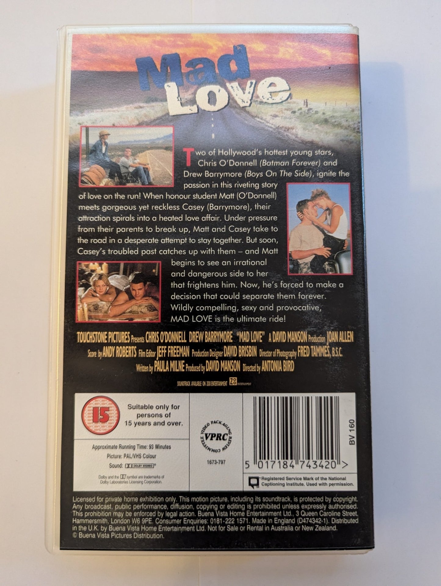 Mad Love (1995) VHS Video - Flippin Retro Video Shop