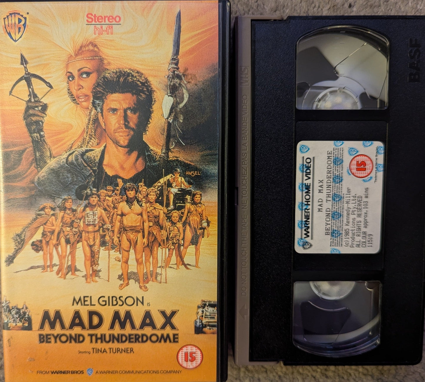 Mad Max Beyond The Thunderdome (1985) VHS Video - Flippin Retro Video Shop